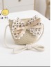 Crochet Mini Bag W/ Flower Ribbon